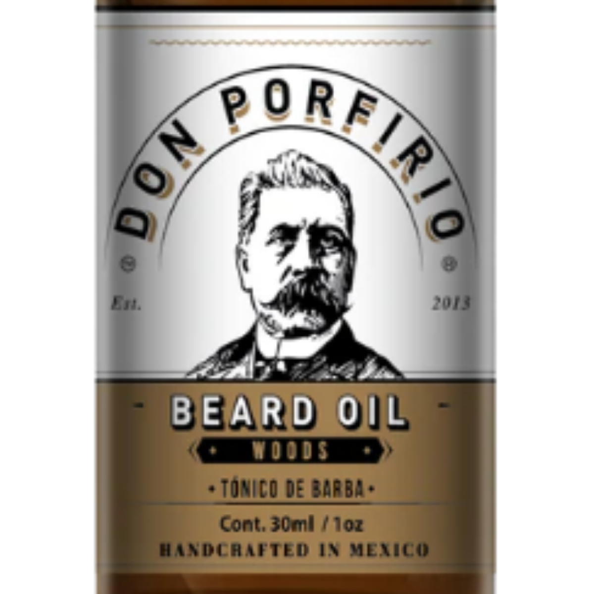 Aceite Para Barba Aroma Maderas, Don Porfirio, 30ml