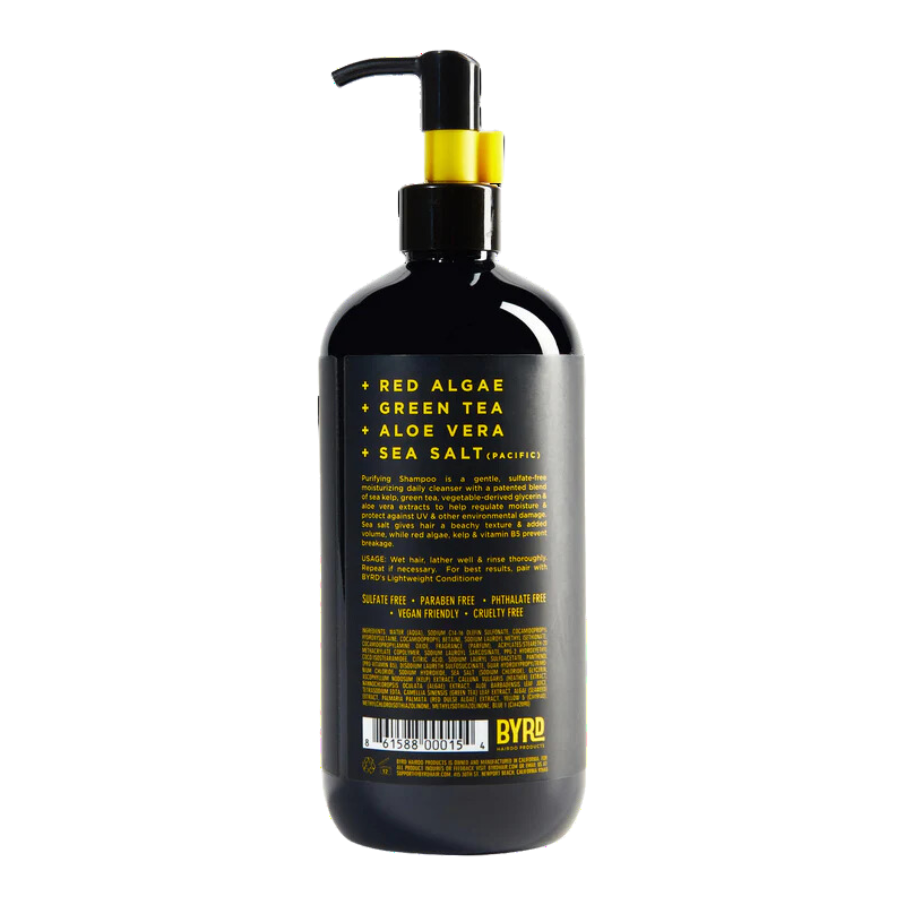 Shampoo Purificante, BYRD, 473 ml.